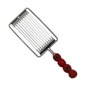 Tomato Handle Egg Slicer Stainless Steel Wire‎ Kitchen Food Cutter Slicing Tool